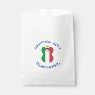 Sacolinha Bandeira do Anjo Italiano para Hanukkah
