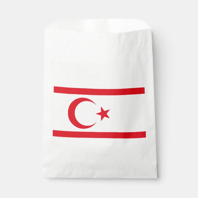 Sacolinha Bandeira do Chipre do Norte (Frente)