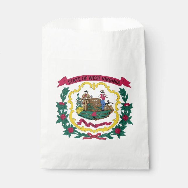 Sacolinha Bandeira do Estado da Virgínia Ocidental (Frente)