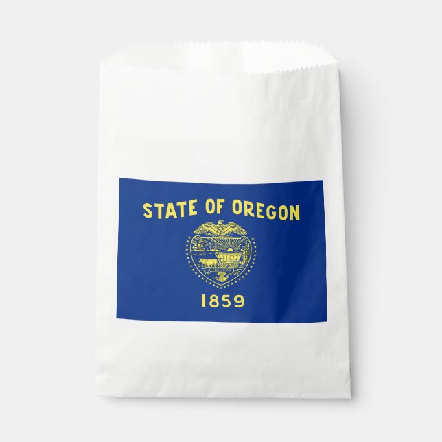 Sacolinha Bandeira do Estado de Oregon (Frente)