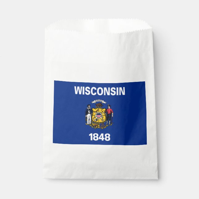 Sacolinha Bandeira do Estado de Wisconsin (Frente)