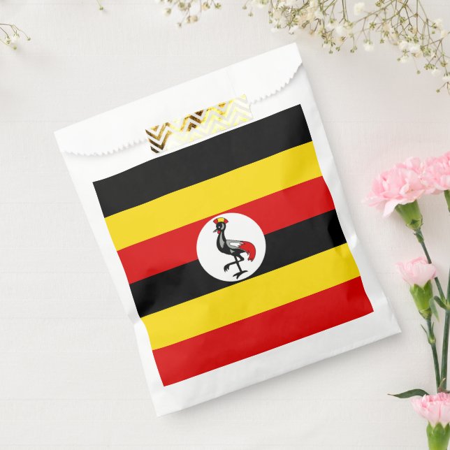 Sacolinha Bandeira do Uganda (Selado)