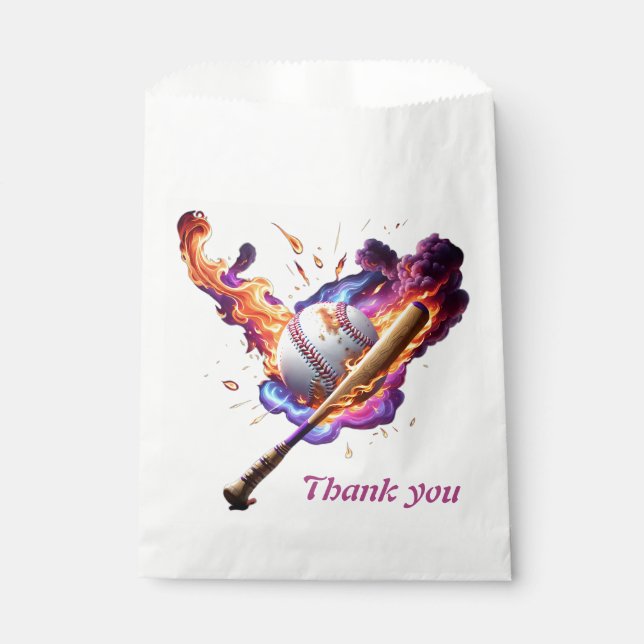 Sacolinha Baseball no Fogo. (Frente)