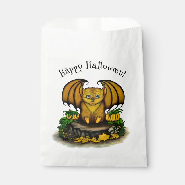 Sacolinha Bat Bonito do Halloween (Frente)