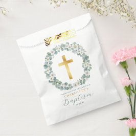 Sacolinha Batismo Elegante Favor Bag | Cerimônia Religiosa