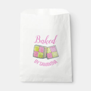 Sacolinha Battenberg Marzipan Sponge Cake Feito Por