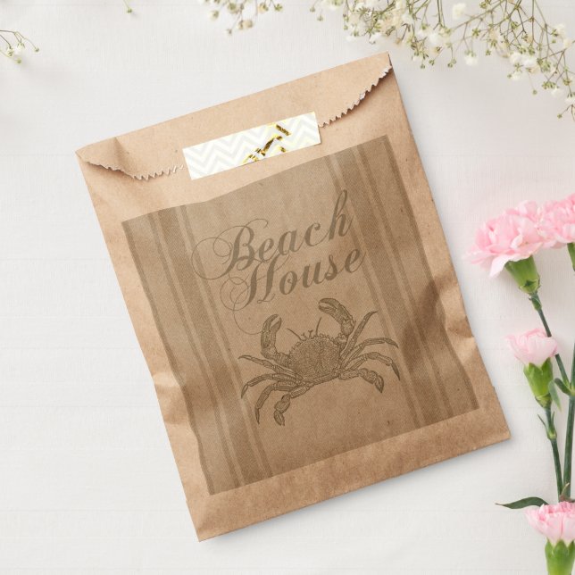 Sacolinha Beach House Carab Seashore Coastal Vintage (Selado)