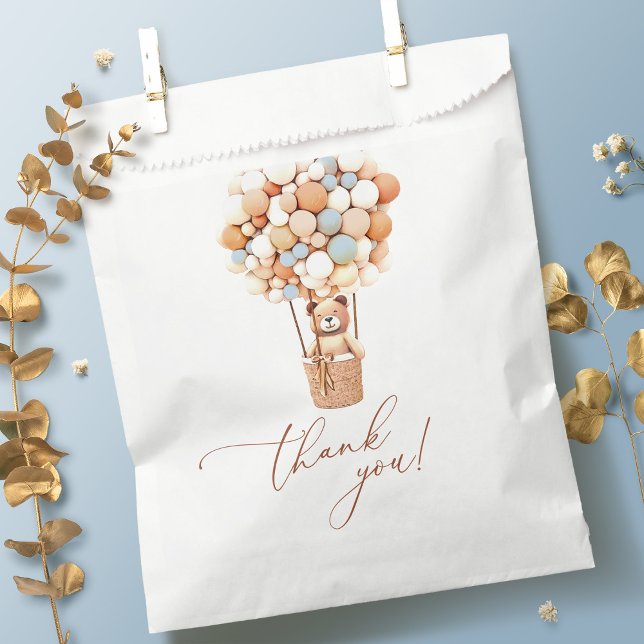 Sacolinha Bear Balões Que Podemos Brindar Esperar! Presente  (Criador carregado)