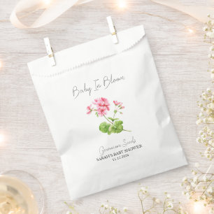 Sacolinha Bebê Em Blogue l Geranium Seeds Chá de fraldas