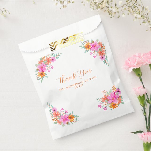 Sacolinha Bebê em Bloom brilhante chá floral de verão (Selado)