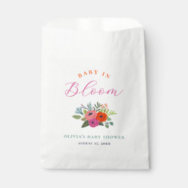 Sacolinha Bebê no Bloom Bright Chá de fraldas Floral