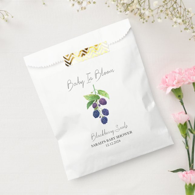 Sacolinha Bebê No Bloomé L Blackberry Seeds Chá de fraldas (Selado)