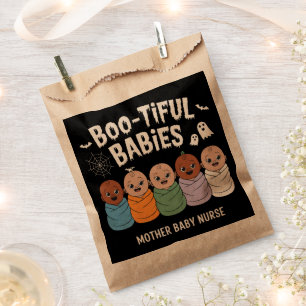 Sacolinha Bebês Maravilhosos Enfermeira Mãe Bebê Halloween