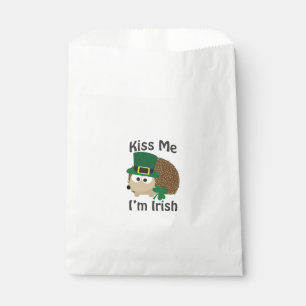 Sacolinha Beija-Me Im Dia de São Patrício Irlandês Hedgeh