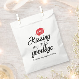 Sacolinha Beijar minha 30 Adeus, bolsa de Aniversário