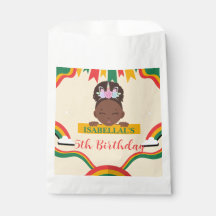 Belo aniversário de meninas africanas afro-america