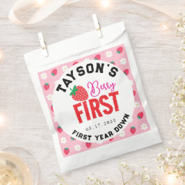 Sacolinha Berry First Birthday primeiro aniversario Strawber