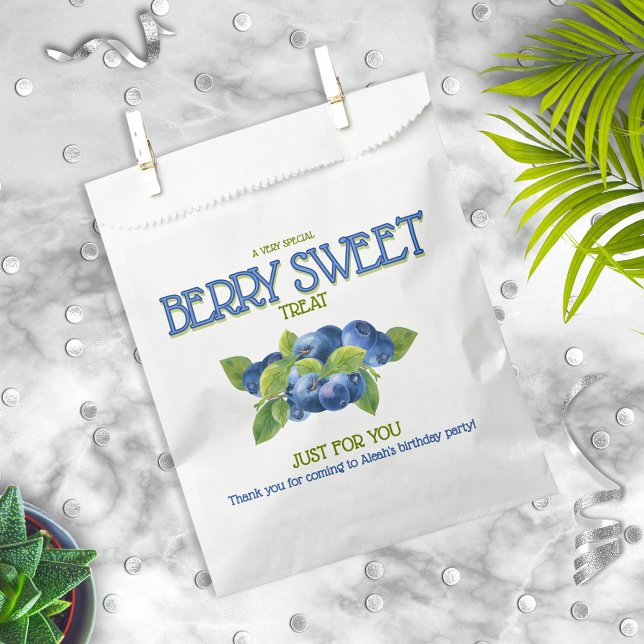 Sacolinha Berry Sweet Festa de aniversário Blueberry (Criador carregado)