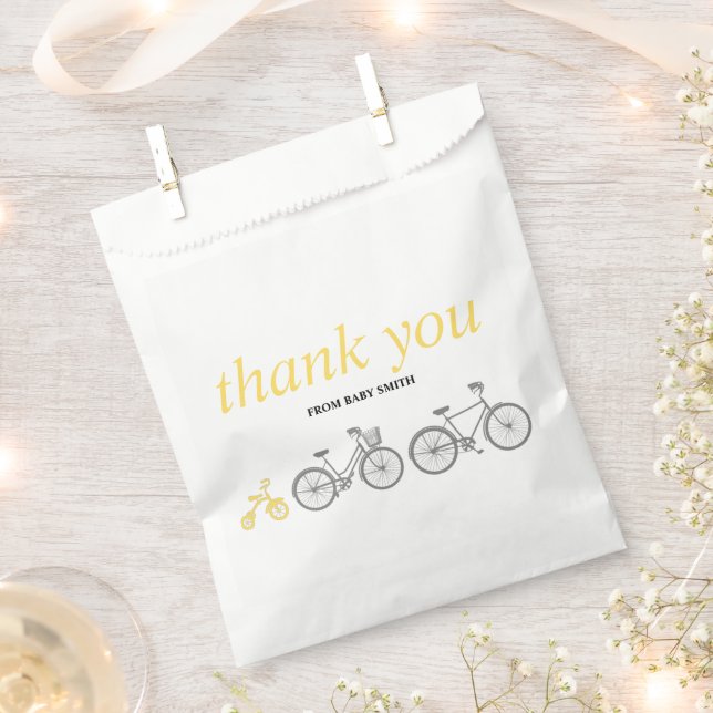 Sacolinha Bicicleta Amarela (Cortado)