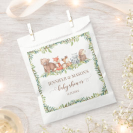 Sacolinha Bicicletas de bosque, chá de bebezinho, favorecem 