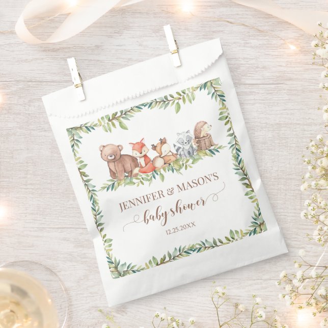 Sacolinha Bicicletas de bosque, chá de bebezinho, favorecem  (Cortado)