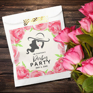 Sacolinha Big Hat Lady Rosa Derby