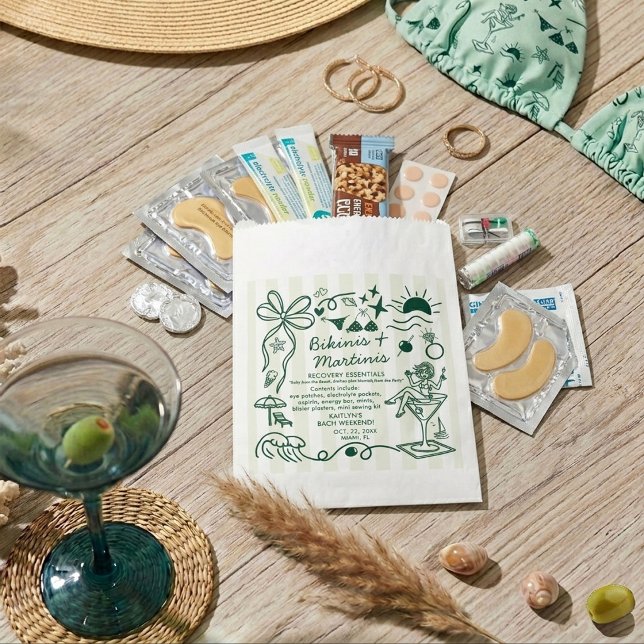 Sacolinha Bikinis e Martinis Kit de Recuperação de Festa de  (Criador carregado)