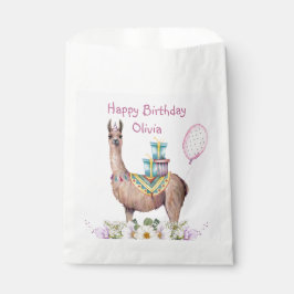 Sacolinha Birthday Llama