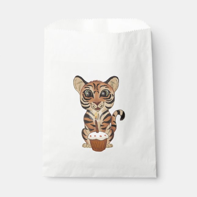 Sacolinha Birthday Tiger (Frente)