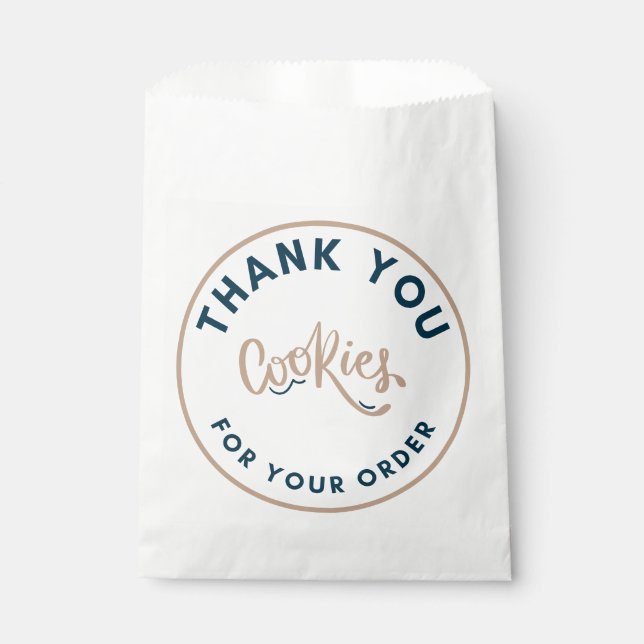 Sacolinha Biscoitos Retro agradecem o seu pedido (Frente)