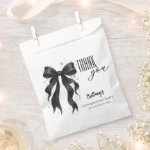 Black Bow Modern 30th Birthday 