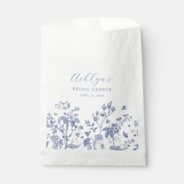Sacolinha Blue Chinoiserie Chá de panela Favor Bag