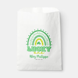 Sacolinha Blue Clover & Rainbow Lucky One First Birday