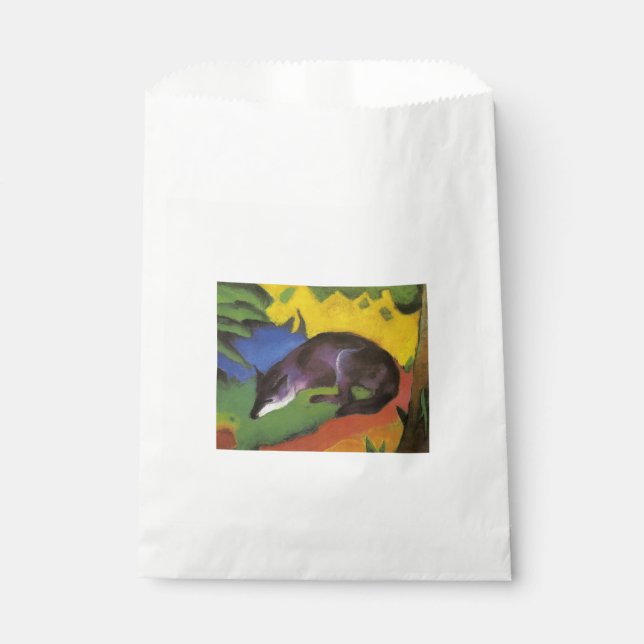 Sacolinha Blue Fox (por Franz Marc) (Frente)