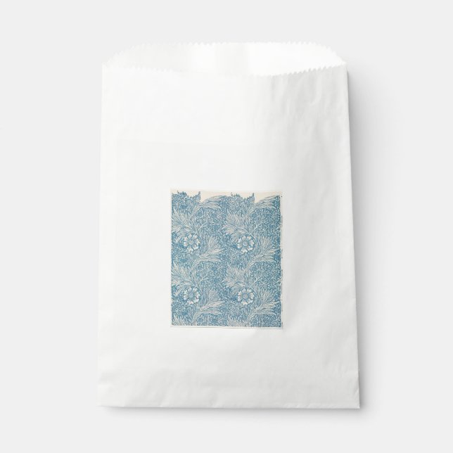 Sacolinha Blue Marigolds (por William Morris) (Frente)