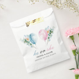 Sacolinha Blue Pink Balões de Gênero