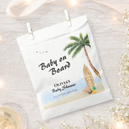 Sacolinha Blue Sky Baby On Conselho Beach Surf Chá de fralda