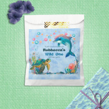 Blue Wild One Undersea Wonders Favorece Bolsas