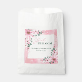 Sacolinha Blush Pink Girl em Chá de fraldas