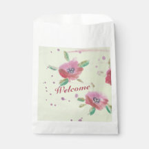 Boas-vindas a eventos floridos