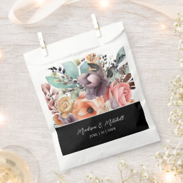 Sacolinha Bohemian Floral Buquê Watercolor