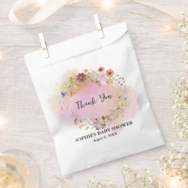 Sacolinha Boho Baby In Bloom Chá de fraldas