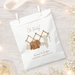 Sacolinha Boho Baby Neutral Chá Convite