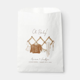 Sacolinha Boho Baby Neutral Chá Convite