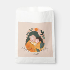 Sacolinha Boho Botanical Watercolor for Mother’s Day