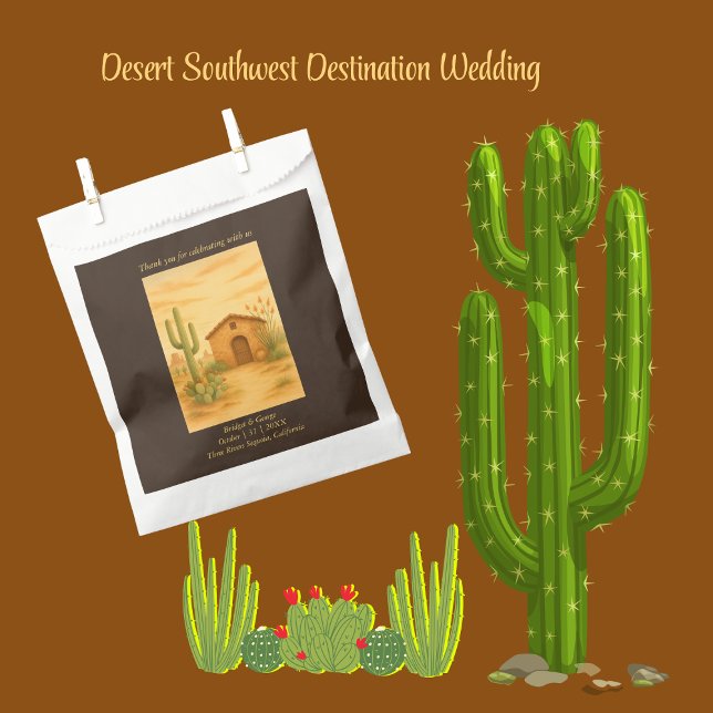 Sacolinha Boho Desert Southwest Rustic Wedding (Criador carregado)