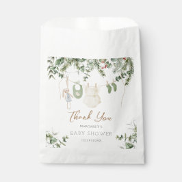 Sacolinha Boho Girl Winter Chá de fraldas Obrigado Por Favor