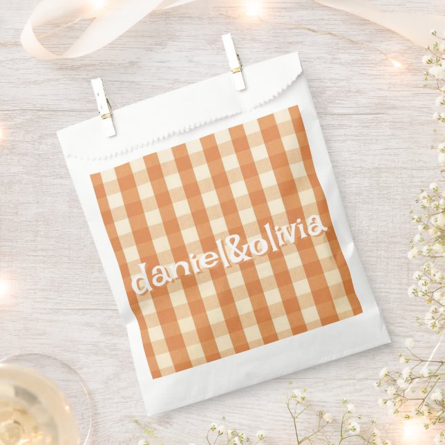 Sacolinha Boho Retro Groovy Casamento Wavy Colorido (Cortado)