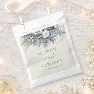 Sacolinha Boho White Rose Floral Flower Garden Casamento