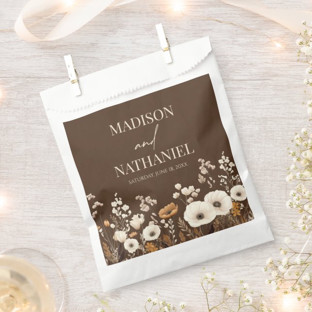 Sacolinha Boho Wildflower Fllower Floral Casamento (Cortado)